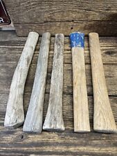 Lot (5) Wood Handles Axe/Hatchet/ Hammer Repurpose Craft Projects picture