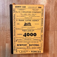 1954 Newport Rhode Island City Directory Eastern Publishing RI Vintage Genealogy picture