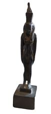 1920’s Pot Metal Amun Sculpture Standing Man With Headdress Egyptian picture