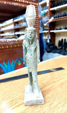 Ancient Amun God Egyptian Antique Carved Tomb Handmade Stone Statue picture