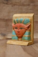 Rare Ancient Egyptian Goddess Hathor Face Mask: Earthy Black Wall Hanging picture