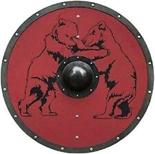 New Medieval Unique animal Design Shield Wooden 24 inch gift picture